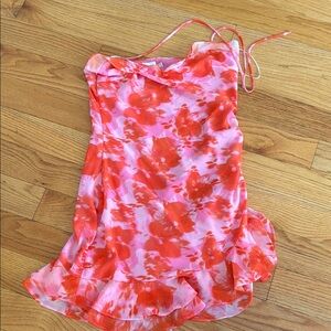 Princess Polly Mini Dress Pink Floral